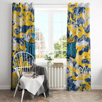 Gold Coast Titans Rugby Window Curtain Graffiti Typography Urban Camo Abstract Street Style