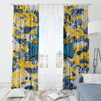 Gold Coast Titans Rugby Window Curtain Graffiti Typography Urban Camo Abstract Street Style