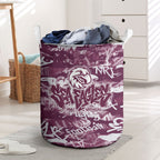 Manly Warringah Sea Eagles Rugby Laundry Basket Graffiti Typography Urban Camo Abstract Street Style