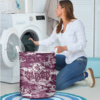 Manly Warringah Sea Eagles Rugby Laundry Basket Graffiti Typography Urban Camo Abstract Street Style