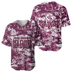 Manly Warringah Sea Eagles Rugby Baseball Jersey Graffiti Typography Urban Camo Abstract Street Style