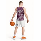 Manly Warringah Sea Eagles Rugby Basketball Jersey Graffiti Typography Urban Camo Abstract Street Style