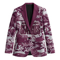 Manly Warringah Sea Eagles Rugby Blazer Graffiti Typography Urban Camo Abstract Street Style
