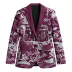 Manly Warringah Sea Eagles Rugby Blazer Graffiti Typography Urban Camo Abstract Street Style