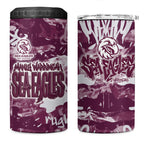 Manly Warringah Sea Eagles Rugby 4 in 1 Can Cooler Tumbler Graffiti Typography Urban Camo Abstract Street Style