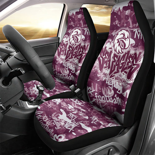 Manly Warringah Sea Eagles Rugby Car Seat Cover Graffiti Typography Urban Camo Abstract Street Style