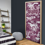 Manly Warringah Sea Eagles Rugby Door Cover Graffiti Typography Urban Camo Abstract Street Style
