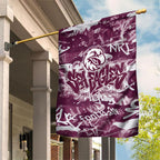 Manly Warringah Sea Eagles Rugby Garden Flag Graffiti Typography Urban Camo Abstract Street Style