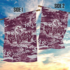 Manly Warringah Sea Eagles Rugby Garden Flag Graffiti Typography Urban Camo Abstract Street Style