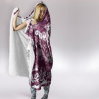 Manly Warringah Sea Eagles Rugby Hooded Blanket Graffiti Typography Urban Camo Abstract Street Style