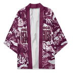 Manly Warringah Sea Eagles Rugby Kimono Graffiti Typography Urban Camo Abstract Street Style