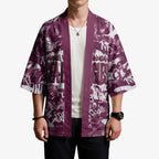 Manly Warringah Sea Eagles Rugby Kimono Graffiti Typography Urban Camo Abstract Street Style