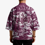 Manly Warringah Sea Eagles Rugby Kimono Graffiti Typography Urban Camo Abstract Street Style