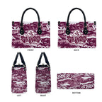 Manly Warringah Sea Eagles Rugby Leather Bag Graffiti Typography Urban Camo Abstract Street Style