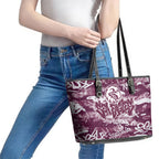 Manly Warringah Sea Eagles Rugby Leather Tote Bag Graffiti Typography Urban Camo Abstract Street Style