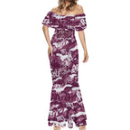 Manly Warringah Sea Eagles Rugby Mermaid Dress Graffiti Typography Urban Camo Abstract Street Style