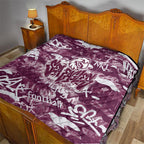 Manly Warringah Sea Eagles Rugby Quilt Graffiti Typography Urban Camo Abstract Street Style