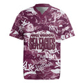 Manly Warringah Sea Eagles Rugby Rugby Jersey Graffiti Typography Urban Camo Abstract Street Style