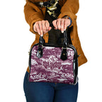 Manly Warringah Sea Eagles Rugby Shoulder Handbag Graffiti Typography Urban Camo Abstract Street Style