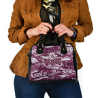 Manly Warringah Sea Eagles Rugby Shoulder Handbag Graffiti Typography Urban Camo Abstract Street Style