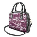 Manly Warringah Sea Eagles Rugby Shoulder Handbag Graffiti Typography Urban Camo Abstract Street Style