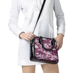 Manly Warringah Sea Eagles Rugby Shoulder Handbag Graffiti Typography Urban Camo Abstract Street Style