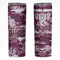 Manly Warringah Sea Eagles Rugby Skinny Tumbler Graffiti Typography Urban Camo Abstract Street Style