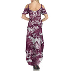 Manly Warringah Sea Eagles Rugby Summer Maxi Dress Graffiti Typography Urban Camo Abstract Street Style