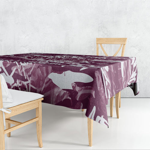 Manly Warringah Sea Eagles Rugby Tablecloth Graffiti Typography Urban Camo Abstract Street Style