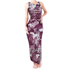 Manly Warringah Sea Eagles Rugby Tank Maxi Dress Graffiti Typography Urban Camo Abstract Street Style