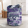 Melbourne Storm Rugby Laundry Basket Graffiti Typography Urban Camo Abstract Street Style