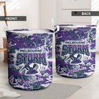 Melbourne Storm Rugby Laundry Basket Graffiti Typography Urban Camo Abstract Street Style