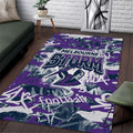 Melbourne Storm Rugby Area Rug Graffiti Typography Urban Camo Abstract Street Style