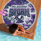 Melbourne Storm Rugby Beach Blanket Graffiti Typography Urban Camo Abstract Street Style