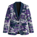Melbourne Storm Rugby Blazer Graffiti Typography Urban Camo Abstract Street Style