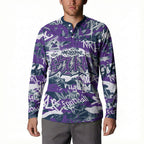 Melbourne Storm Rugby Button Sweatshirt Graffiti Typography Urban Camo Abstract Street Style