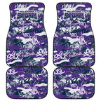 Melbourne Storm Rugby Car Mats Graffiti Typography Urban Camo Abstract Street Style