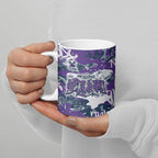 Melbourne Storm Rugby Ceramic Mug Graffiti Typography Urban Camo Abstract Street Style