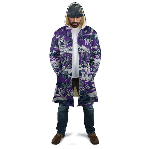 Melbourne Storm Rugby Cloak Graffiti Typography Urban Camo Abstract Street Style