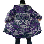 Melbourne Storm Rugby Cloak Graffiti Typography Urban Camo Abstract Street Style
