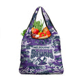 Melbourne Storm Rugby Grocery Bag Graffiti Typography Urban Camo Abstract Street Style