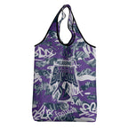 Melbourne Storm Rugby Grocery Bag Graffiti Typography Urban Camo Abstract Street Style
