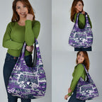 Melbourne Storm Rugby Grocery Bag Graffiti Typography Urban Camo Abstract Street Style