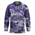 Melbourne Storm Rugby Hockey Jersey Graffiti Typography Urban Camo Abstract Street Style