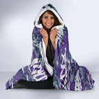 Melbourne Storm Rugby Hooded Blanket Graffiti Typography Urban Camo Abstract Street Style