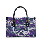 Melbourne Storm Rugby Leather Bag Graffiti Typography Urban Camo Abstract Street Style