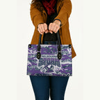 Melbourne Storm Rugby Leather Bag Graffiti Typography Urban Camo Abstract Street Style