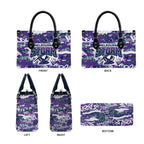 Melbourne Storm Rugby Leather Bag Graffiti Typography Urban Camo Abstract Street Style