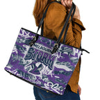 Melbourne Storm Rugby Leather Tote Bag Graffiti Typography Urban Camo Abstract Street Style