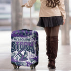 Melbourne Storm Rugby Luggage Cover Graffiti Typography Urban Camo Abstract Street Style